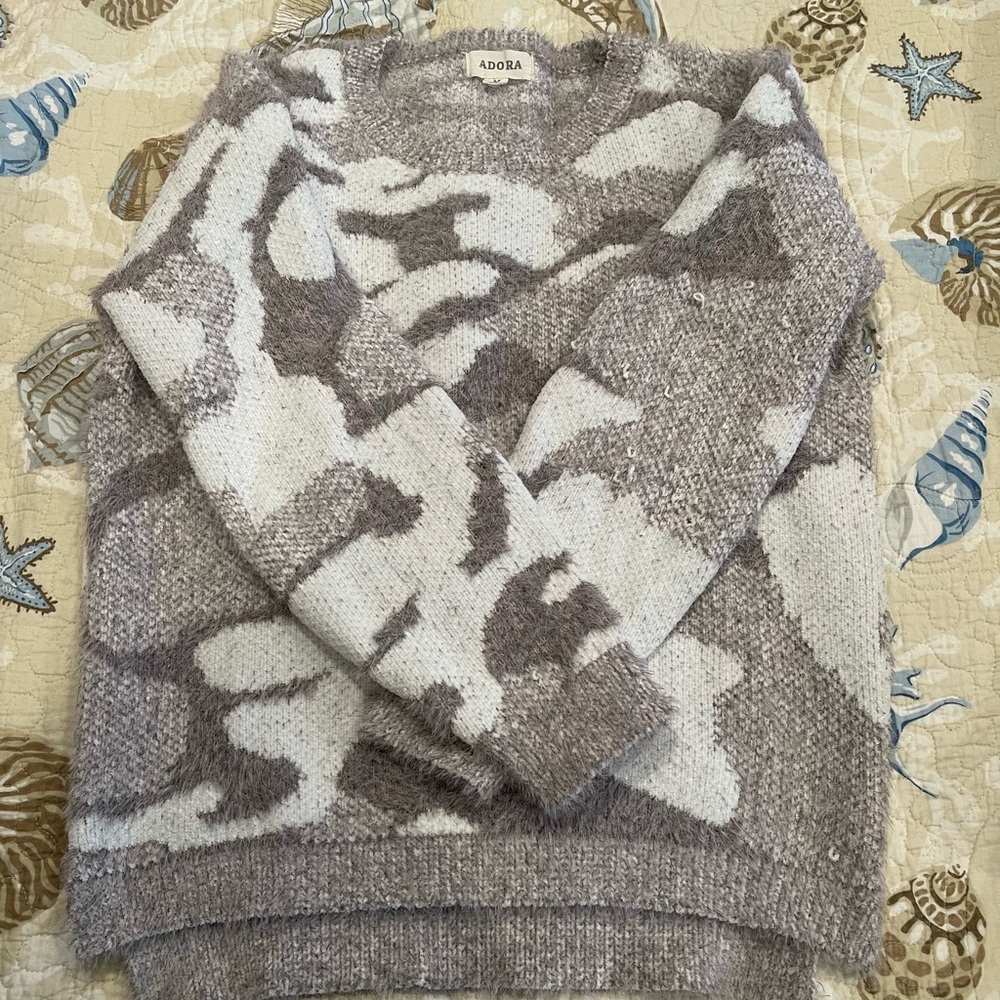 Camo sweater